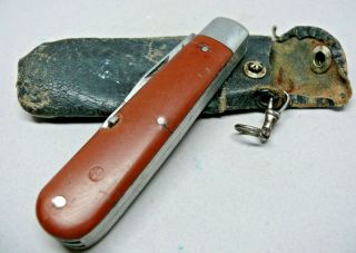 Victorinox Elsener Schwyz Swiss Army Knife Model 1908 Soldier In Case