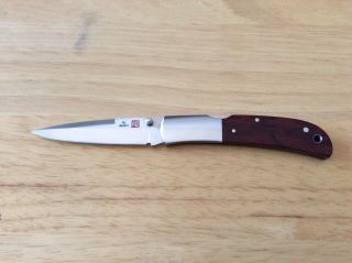 Al Mar Falcon Classic Knife,  Cocobolo Handle,  Aus 8 Blade Steel,  3.  15” Blade