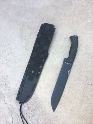 Esee Junglas Fixed Blade Knife G10 Handle W/kydex Sheath 10 1/2 