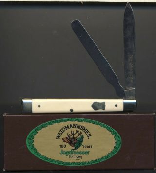 Weidmannsheil Mastadon Doctors Knife Damascus Two Blade Knife 1 Of 20 Made