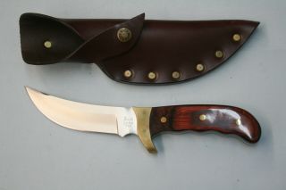 Buck Custom Kalinga Laminated Rosewood Knife With Sheath