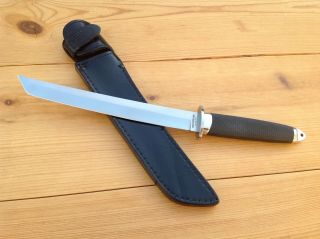 Cold Steel Magnum Tanto Knife,  9 Inch Blade,  Leather Sheath,  Japan