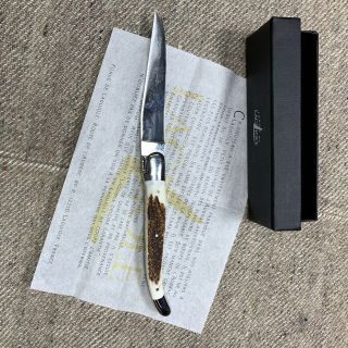Forge de Laguiole Pocket Knife Antler Handle With T12 Steel Blade 3