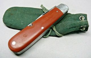 1943 Model 1908 Wenger Soldier Swiss Army Knife In Issued Bag