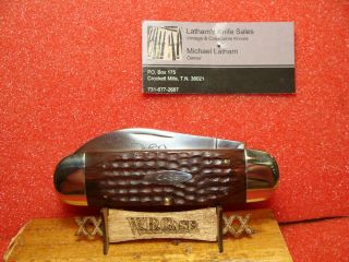 Case Xx Usa 5 Dot 1975 Sunfish Or E.  Toe Nail Knife 6250 - - Walnut Wood Handles