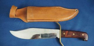 Western Usa W49 Bowie Knife W Leather Sheath