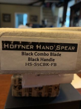 Hoffner Hand Spear Efb Fixed Blade Knife 4 7/8 Blade