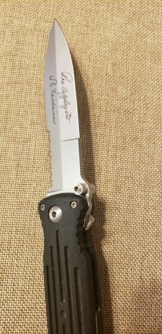 Gerber Applegate Fairbairn Combat Folder Knife Combo Blade Usa Shape