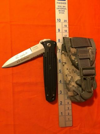 Gerber Applegate Fairbairn Combat Folder Knife Combo Blade Made In Usa