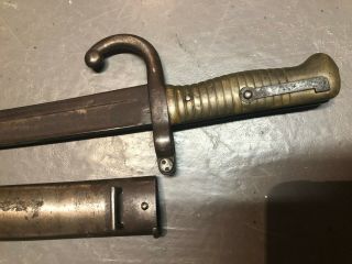 Chassepot 1866 Sword Bayonet M1866 With Scabbard Kirschbaum German French