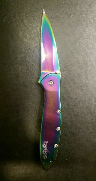 Kershaw Rainbow Leek 1660vib Pocket Knife 1660