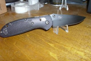 Benchmade 556bk Mini Griptilian,  Axis Lock Knife,  Mel Pardue Design,  Drop P.  Tip