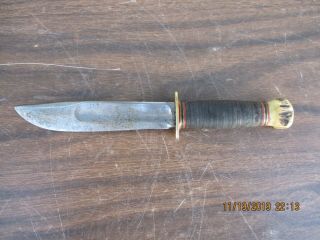 Early Marbles Fixed Blade Hunting Fishing Knife Gladstone Michigan