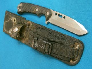 Tops/buck Usa Csar - T 690 Tactical Combat Survival Bowie Knife Knives Hunting Old