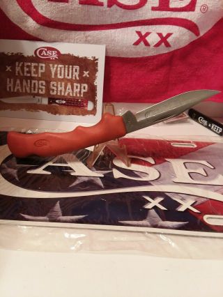 Case Xx 2104l Usa Blackhorn 3.  5 Knife Orange