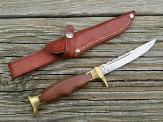 Olsen Knife Co 4800 2 3/4 " Fixed Blade W/sheath Solingen Germany