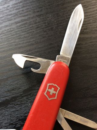 Rare Victorinox Swiss Army Knife 84mm Salesman Hoffritz With Clip Point Blade 2