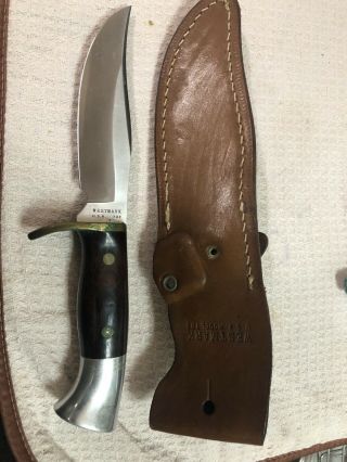 Westmark Usa 702 Fixed Blade Knife W/sheath Vg