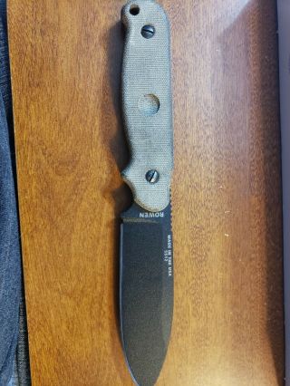 Esee Laser Strike Fixed blade Knife with scout carry straps 2