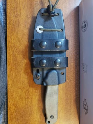 Esee Laser Strike Fixed blade Knife with scout carry straps 3
