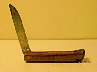 Friedr Herder Abr Sohn Ace Of Spades Solingen Germany Folding Knife - 4 3/4 "