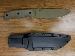 Esee Knives 6p Fixed Blade Knife W/molded Polymer Sheath