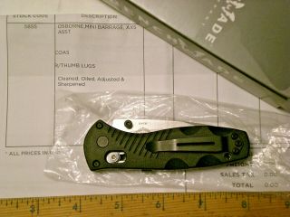Benchmade 585s Mini Barrage Knife