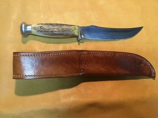 Vintage Case Xx 523 - 6 Stag Hunting Knife