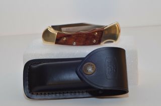 Buck Knives 112 Limited Edition Brass With Cocobolo Inlays