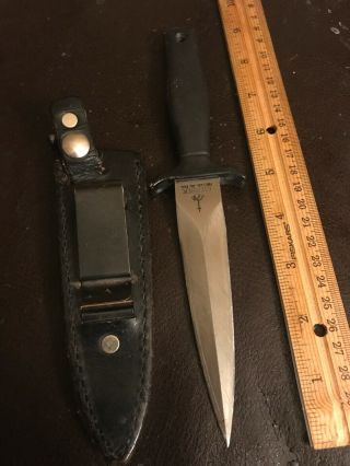 Vintage Gerber Mark I Boot Knife Dagger Usa Portland Or W/ Orig Sheath 1 One
