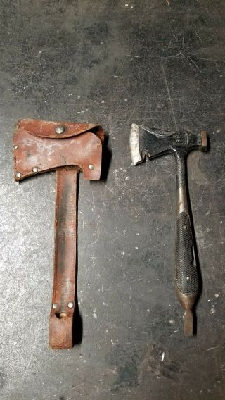 Vintage German Ww2 Era Survival Hatchet/hammer D.  G.  M Nr.  5664 - 87