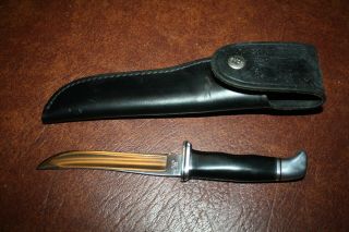 Buck 105 Fixed Blade Knife W Sheath Very Little Signs Of Use.