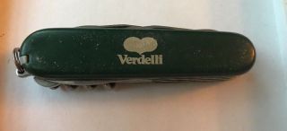 Vintage Victorinox Switzerland Verdelli Stainless Steel Swiss Army Pocket Knife