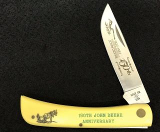 Case Xx 150th John Deere Anniversary Sodbuster Knife 3138ss Usa