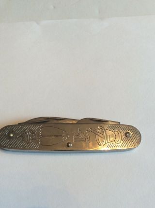Vintage Apothecary Drug Store Advertising Pocket Knife By Imperial