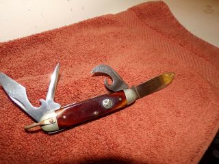 Vtg Ulster Usa Bsa Boy Scout Camp Utility Knife Stainless