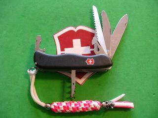 Ntsa Swiss Army Victorinox Multifunction Pocket Knife " Fireman " 111mm