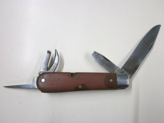 Wenger Delemont 1950 Old Cross Swiss Army Knife Sackmesser Couteau Militaire