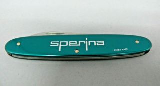 Sperina Victorinox 84mm Watch Case Opener Swiss Army Knife Blue / Green Alox