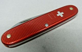 Victorinox 93mm Pioneer Pruner Swiss Army Knife In Red Alox Old Cross