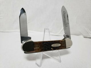 Case Xx 62131 Canoe Knife - Brown Jigged Bone 1995