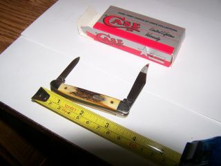 Case Xx Pocket Knife Stag 52109x Ss & Box 3 1/8 In.  Closed Nos.