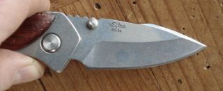 BUCK 271 ALPHA DORADO ATS - 34 Stainless Blade BOS Folder Pocket Knife 3