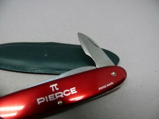 Pierce Elinox / Victorinox 84mm Watch case opener Swiss Army Knife Red Alox 2