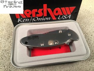 2 - 7/8 " Closed 2003 Kershaw Usa Ken Onion 1600ss Frame Lock Pocket Knife