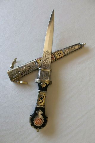 Authentic Dagger Knife Handle Sword Koummya Arabic Jambiya Handmade Gift