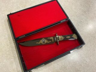 “gigand” Jim Bowie Commemorative Knife By Dr.  Fred Carter