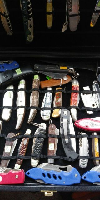 45 FOLDING KNIVES FROM AN OLD FISHING SHOP IN YORK - IMPERIAL,  KUTMASTER ETC. 3