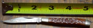 Vintage Remington Umc Made In Usa Single Blade Pocket Knife -