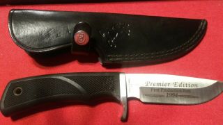 Colt Ct5 Fixed Blade Knife And Case Vintage Premier Edition 1994 Made In Usa